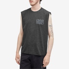 Over Over Men's Run The World Easy Sleeveless T-Shirt in Black 3M