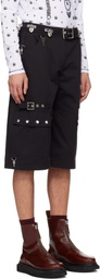 Chopova Lowena Black Thunderhull Shorts