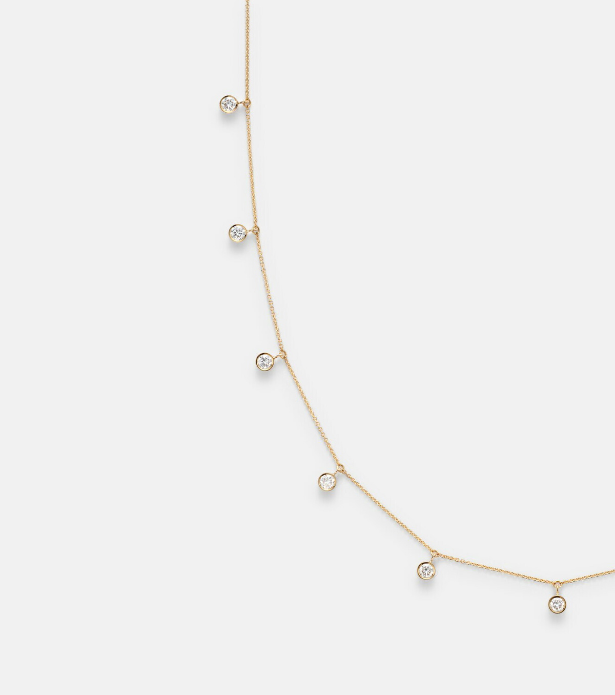 Sophie Bille Brahe Lou Of The Valley 18kt gold necklace with diamonds