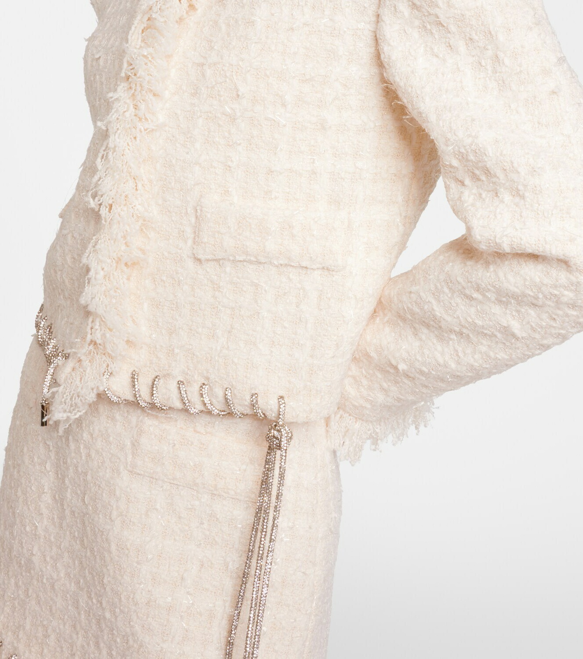 Area Embellished tweed jacket