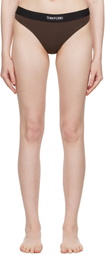 TOM FORD Brown Modal Signature Thong