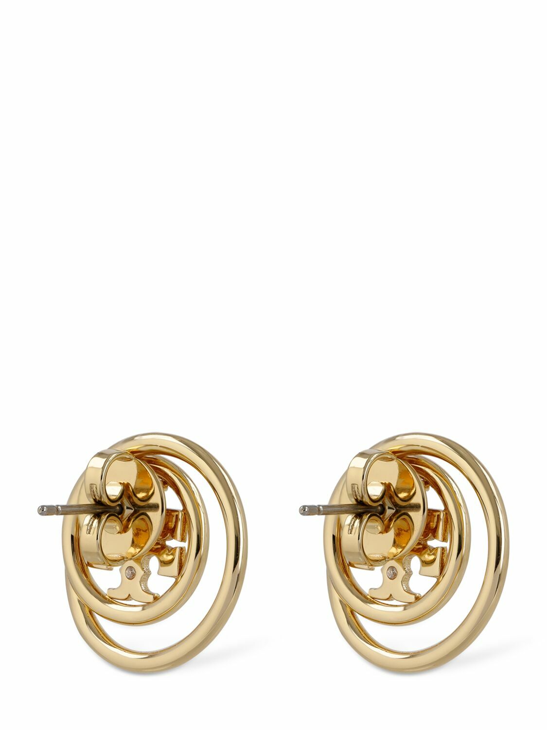 TORY BURCH Miller Double Ring Stud Earrings Tory Burch