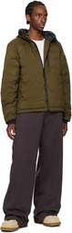 Canada Goose Khaki 'Black Label' Lodge Down Jacket