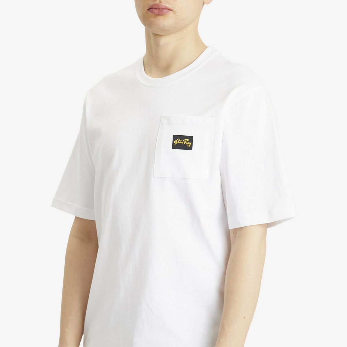 Stan Ray Men's Patch Pocket T-Shirt in White