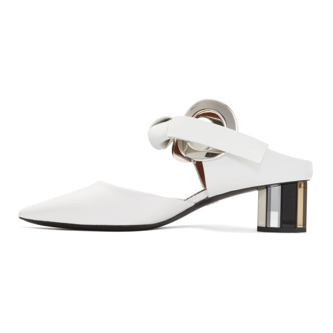 Proenza Schouler White Grommet Ring Mirror Pumps Proenza Schouler