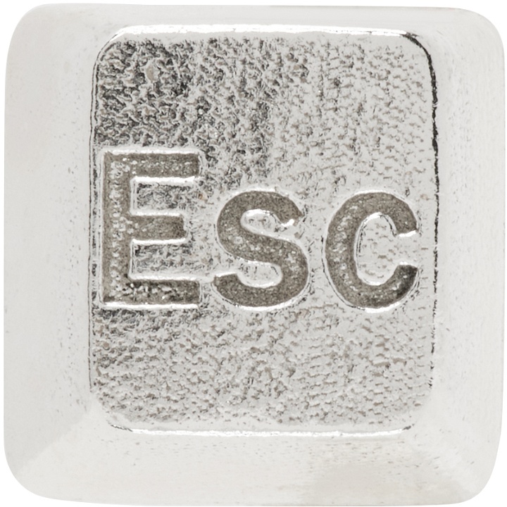 Photo: Secret of Manna Silver Esc Key Single Earring