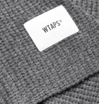 WTAPS - Waffle-Knit Merino Wool Sweater - Gray