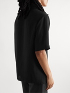Nanushka - Bodil Camp-Collar Woven Shirt - Black