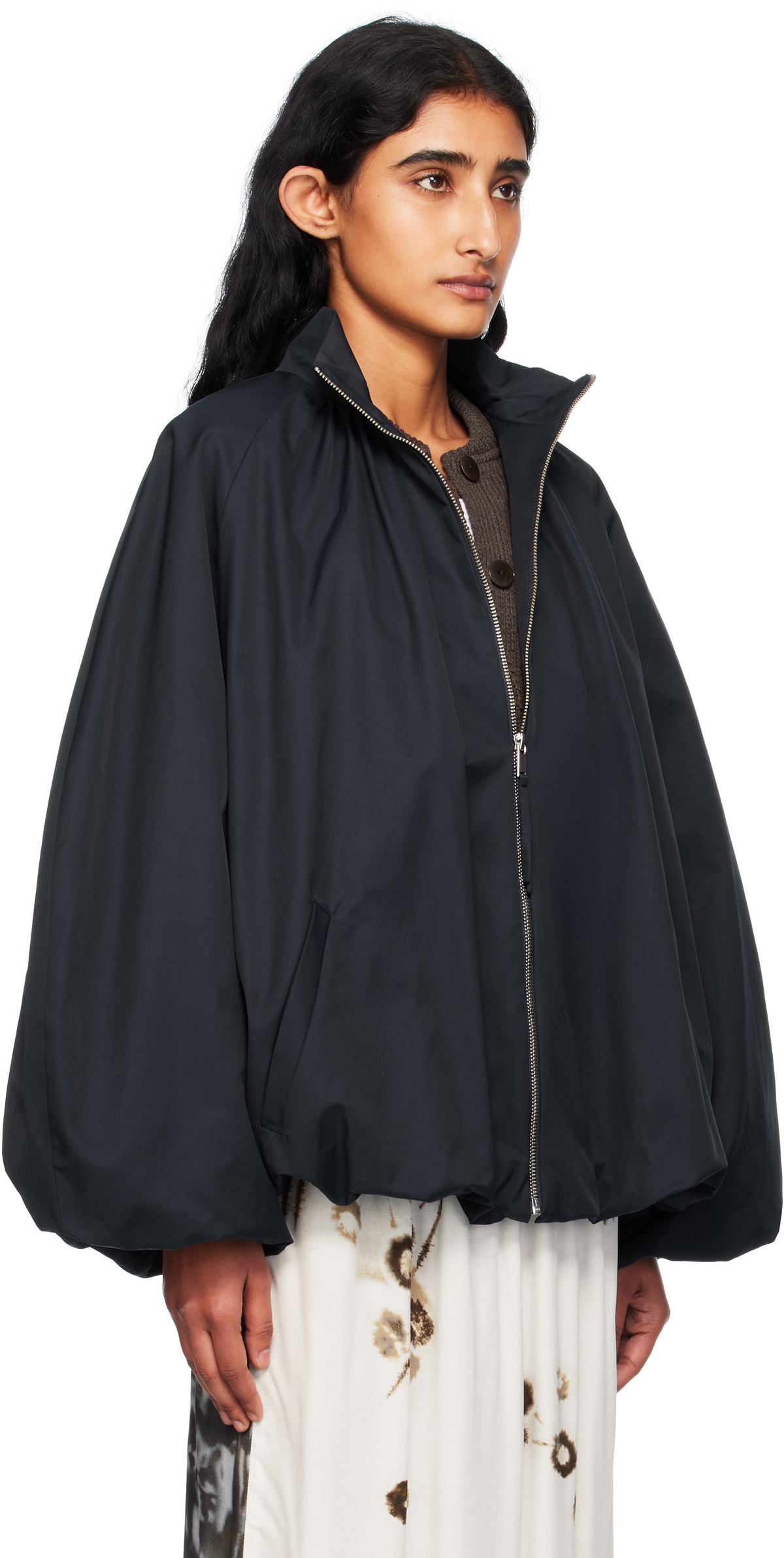 【限定商品】GABARDINE UTILITY BALLOON JACKET 1200W-5694-Navy-0-