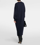 Extreme Cashmere N°106 Weird cashmere-blend maxi dress