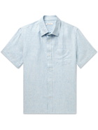 Loro Piana - Striped Linen Shirt - Blue