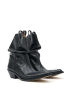 MAISON MARGIELA - Tabi Western Leather Ankle Boots