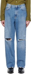 Séfr Blue Wide Cut Jeans