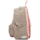Raf Simons Grey and Pink Eastpak Edition Padded Loop Backpack