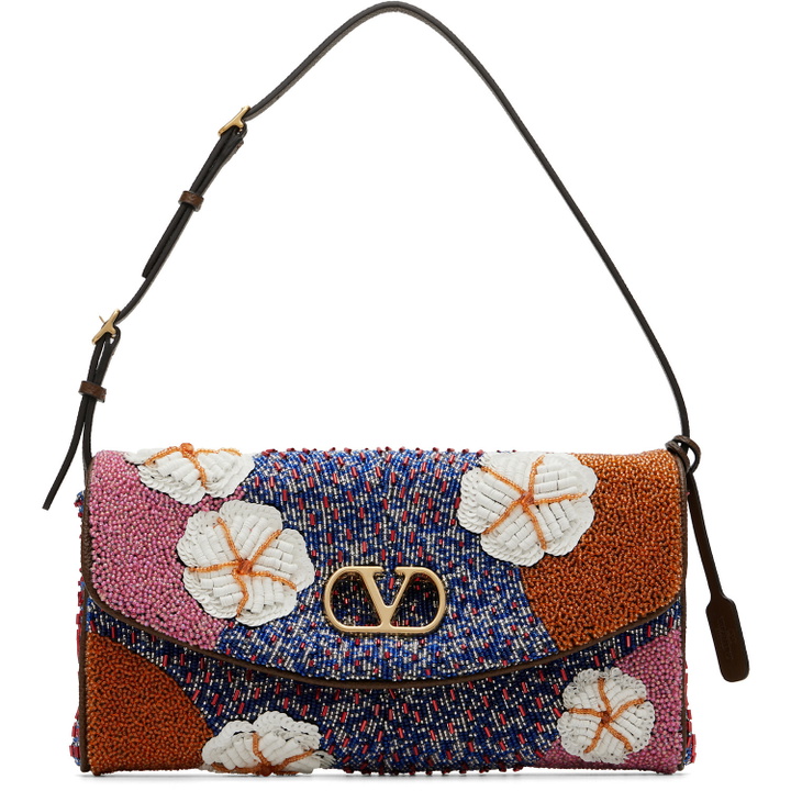 Photo: Valentino Garavani Multicolor Devain Small Embroidered Shoulder Bag