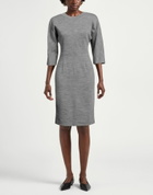 Peserico Womens Midi dress in Grey