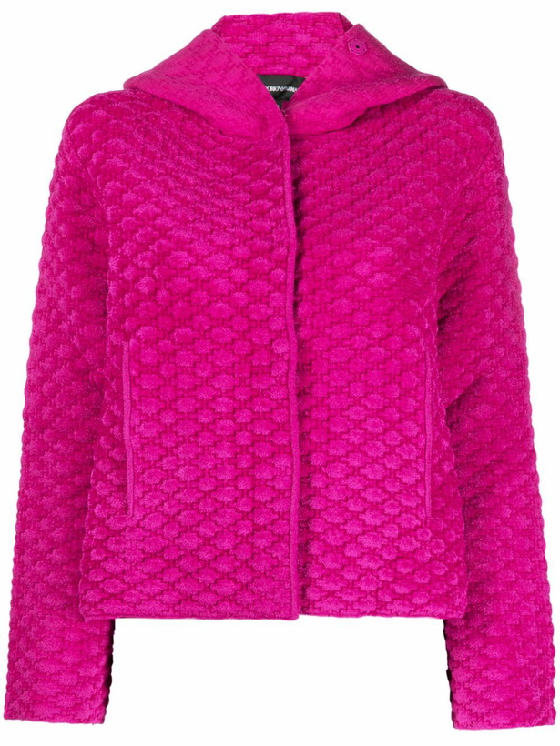 Photo: EMPORIO ARMANI - Chenille Blouson Jacket