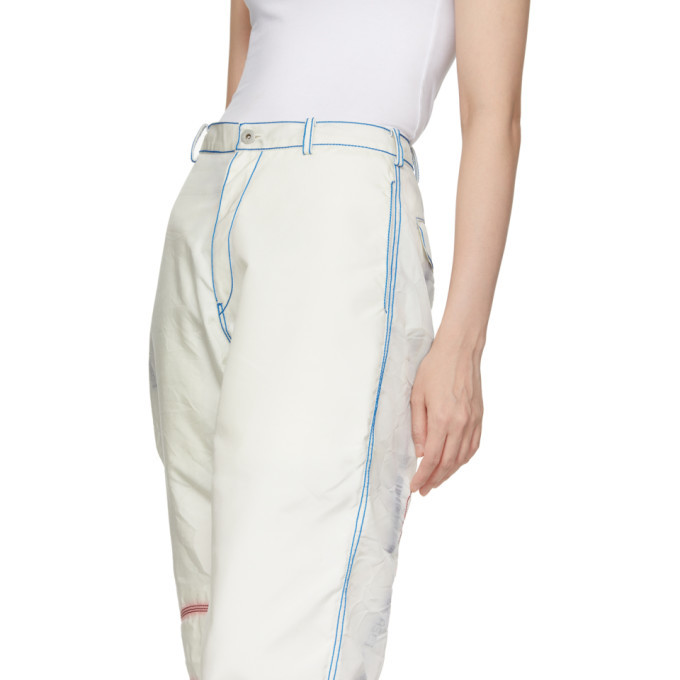 Kanghyuk SSENSE Exclusive Off-White Astronaut Trousers