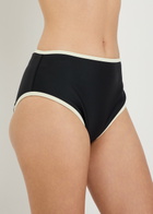 Solaqua High-waist Bikini Briefs Black