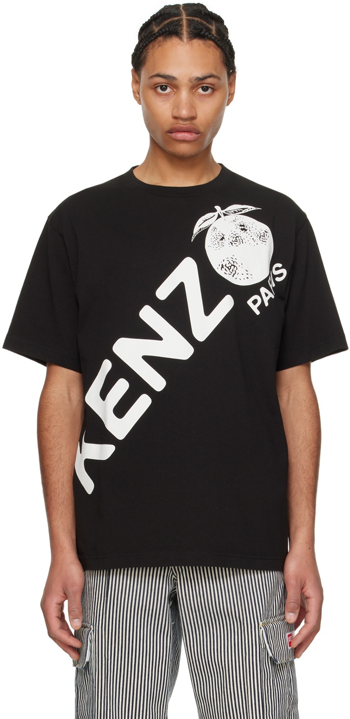 Photo: Kenzo Black Kenzo Paris Logo T-Shirt