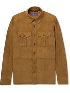 Ralph Lauren Purple label - Suede Shirt Jacket - Brown