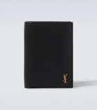 Saint Laurent Tiny Cassandre leather wallet