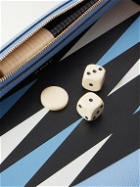 Smythson - Travel Panama Cross-Grain Leather Backgammon Roll