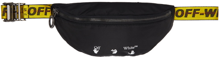 Photo: Off-White Black Nylon Logo Fanny Pack