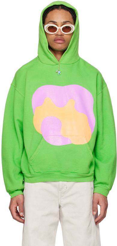 Photo: full circle energy SSENSE Exclusive Green Hoodie