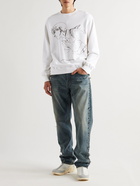 Undercover - Neon Genesis Evangelion Printed Cotton-Jersey Sweatshirt - White