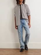 Nili Lotan - Brandon Cotton-Jersey T-Shirt - Brown
