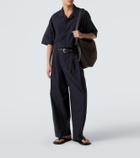 Studio Nicholson Line cotton wide-leg pants