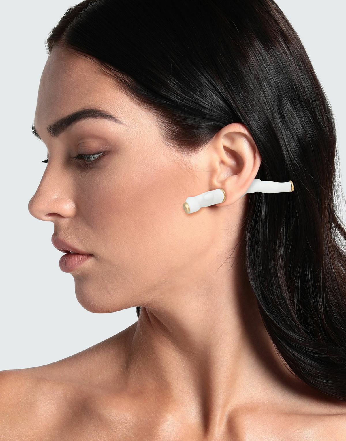 Pucci Womens Single Earring in White