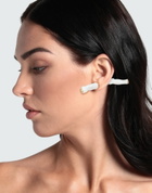 Pucci Womens Single Earring in White