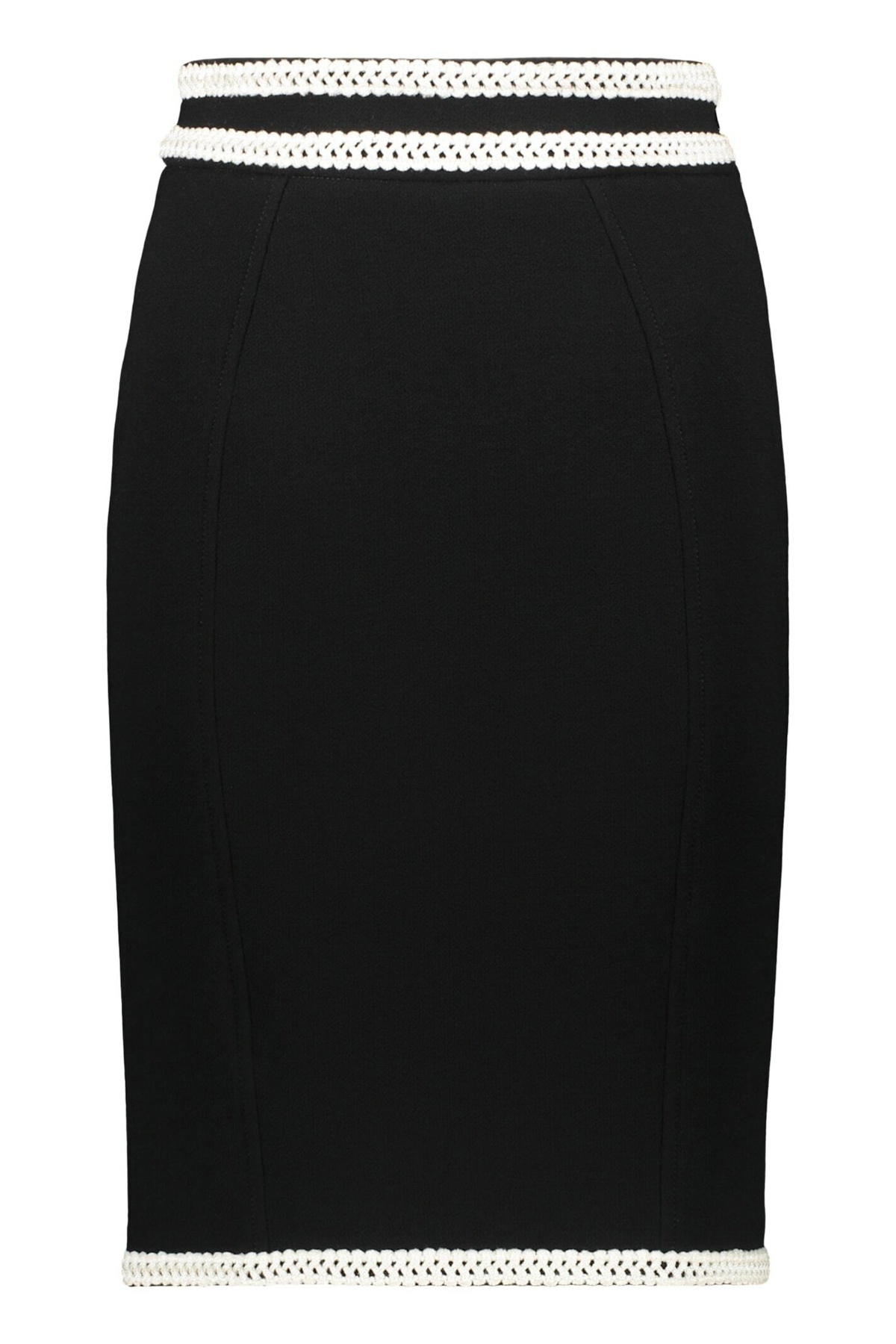 スカート MOSCHINO Jewel button nylon blend skirt Black Moschino Jewel Button Nylon Blend Skirt Moschino