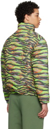ERL Green Printed Down Jacket