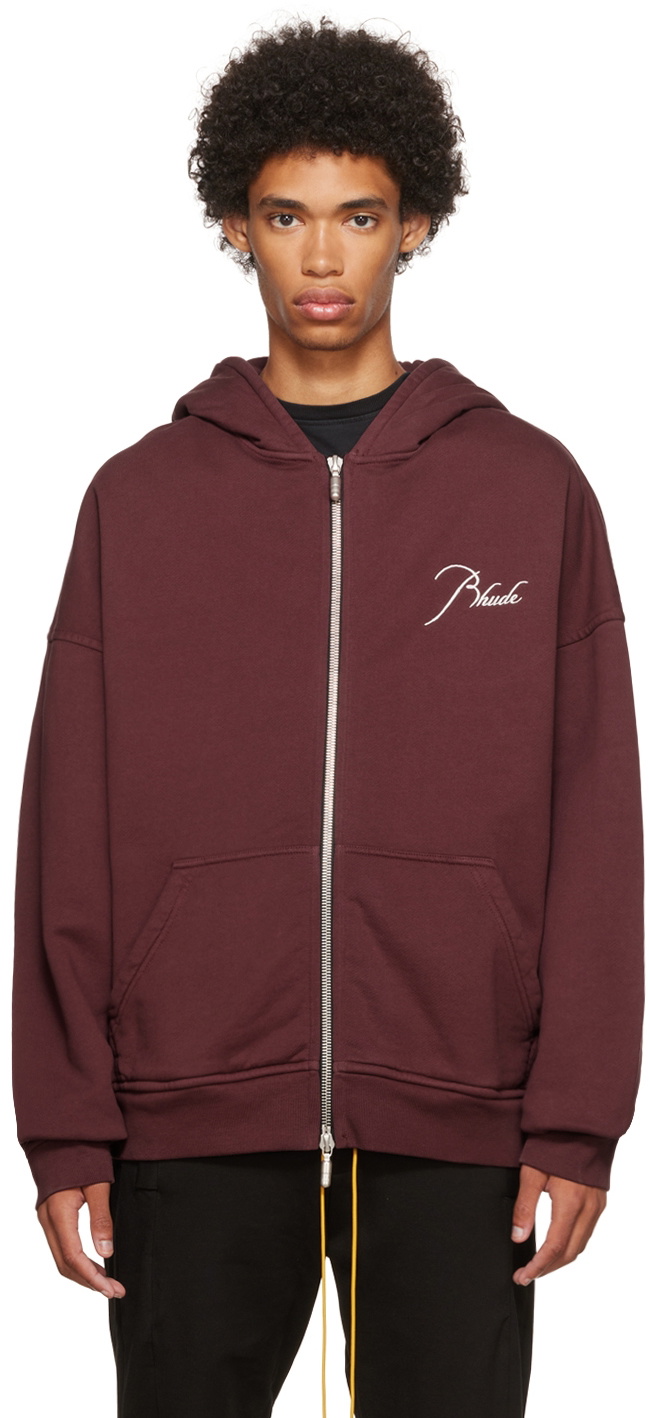 Rhude best sale zip hoodie