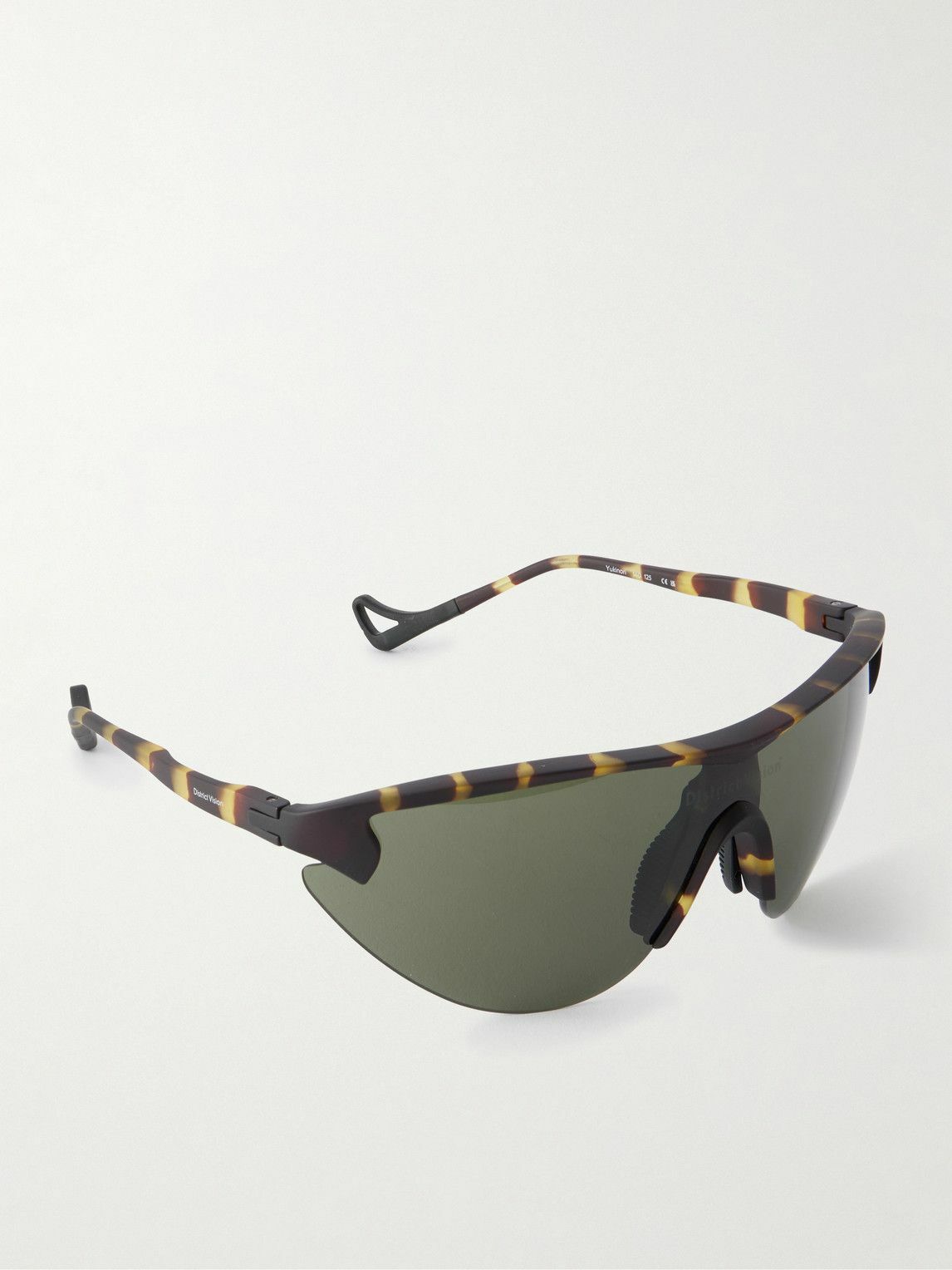 DISTRICT VISION - Yukinori Range Finder D-Frame Tortoiseshell Acetate Wrap-Around Sunglasses