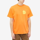 Objects IV Life Men's Continuity Print T-Shirt in Studio Orange