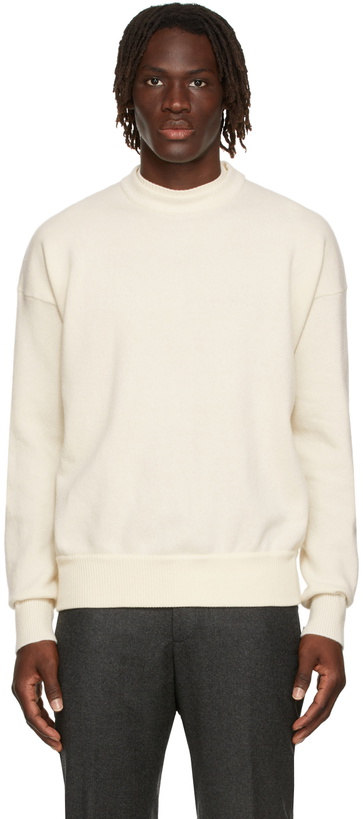 Photo: Loro Piana Off-White Heron Sweater