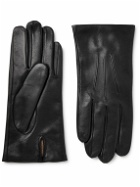 Dents - Bath Cashmere-Lined Leather Gloves - Black