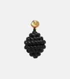 Toteme Rope gold-plated enamel drop earrings