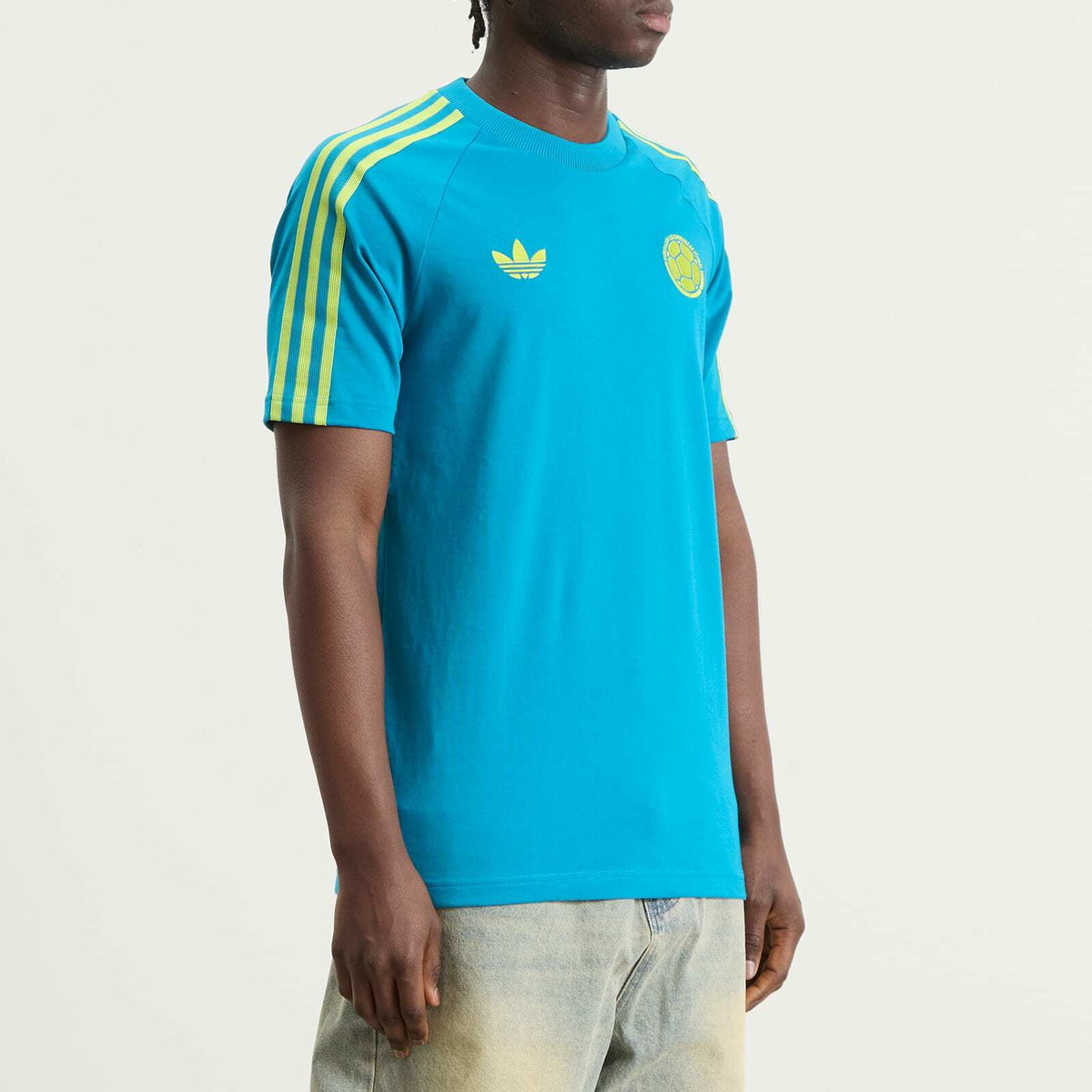 Adidas Men's Colombia T-Shirt in Mystery Petrol
