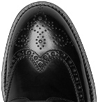 Dolce & Gabbana - Polished-Leather Brogues - Black