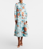 Erdem Bloom Medium floral leather top-handle bag