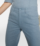 Gabriela Hearst High-rise flared jeans