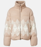 Varley Belinda knitted puffer jacket
