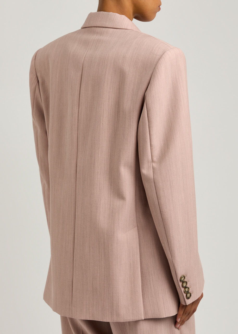 ジャケット STELLA McCARTNEY Pink Twill Oversize Blazer Stella McCartney single-breasted Blazer | Pink | FARFETCH