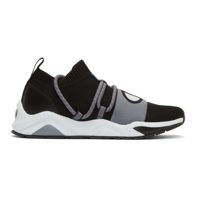 Photo: Champion Reverse Weave Black Rally Hype Sneakers