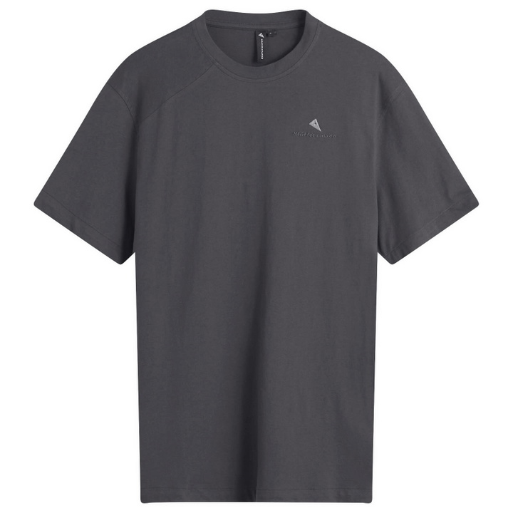 Photo: Klättermusen Men's Root Logo T-Shirt in Raven